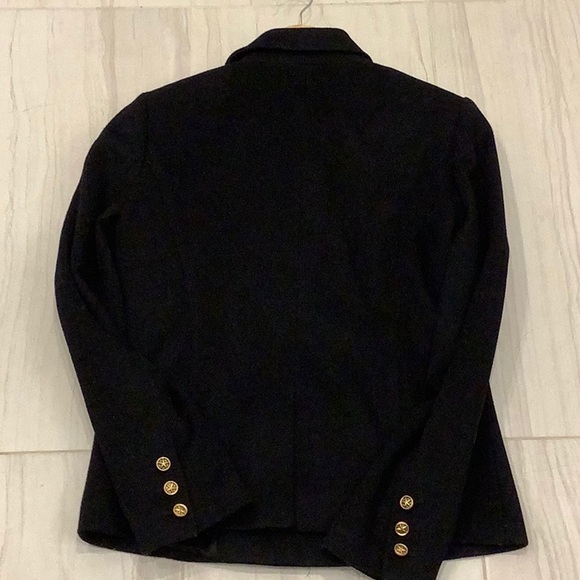 Tory Burch double breasted navy wool jacket pea coat - Picture 2 of 6